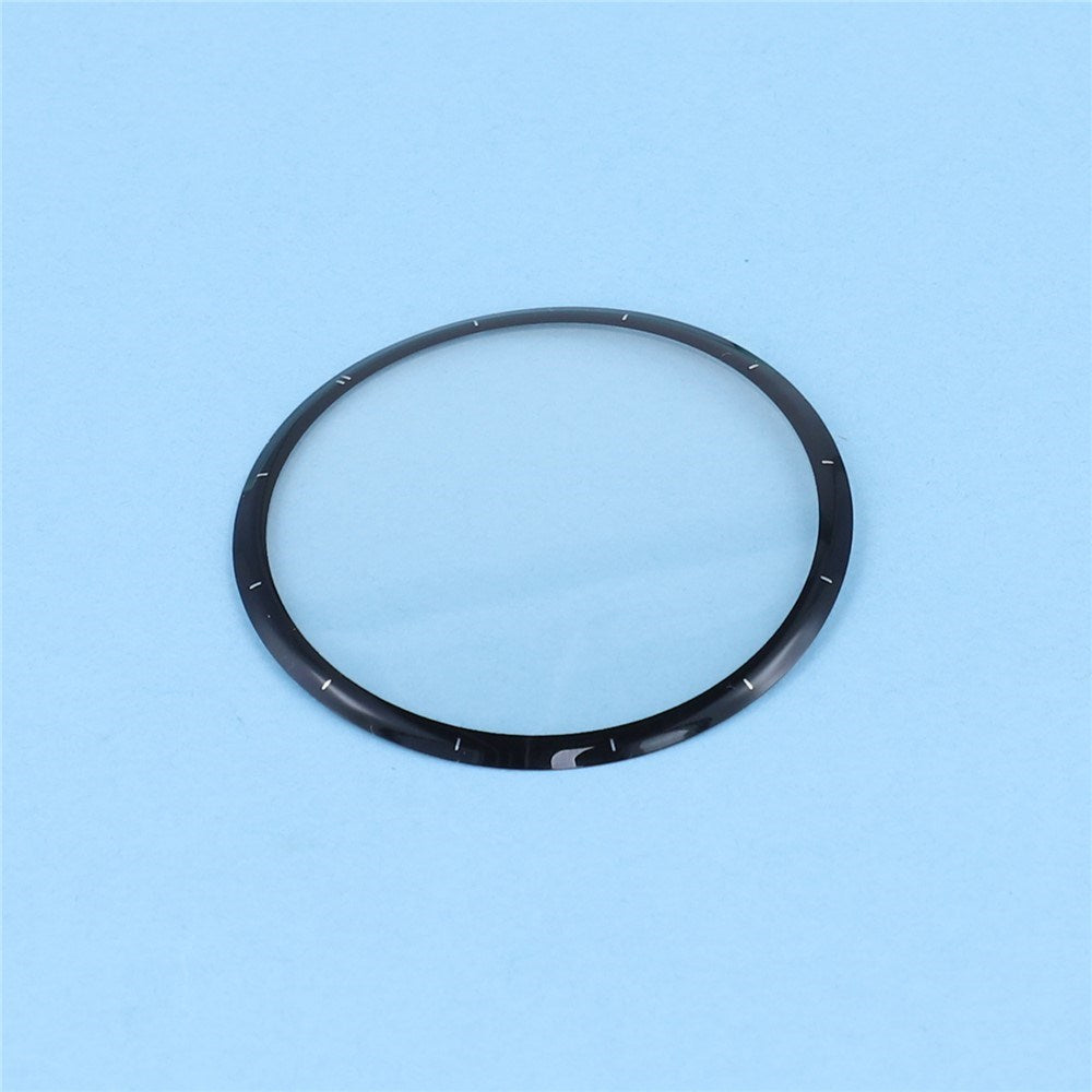 Huawei Watch 5 (46mm) Skærmfilm - 2 stk - Gennemsigtig / Sort Kant