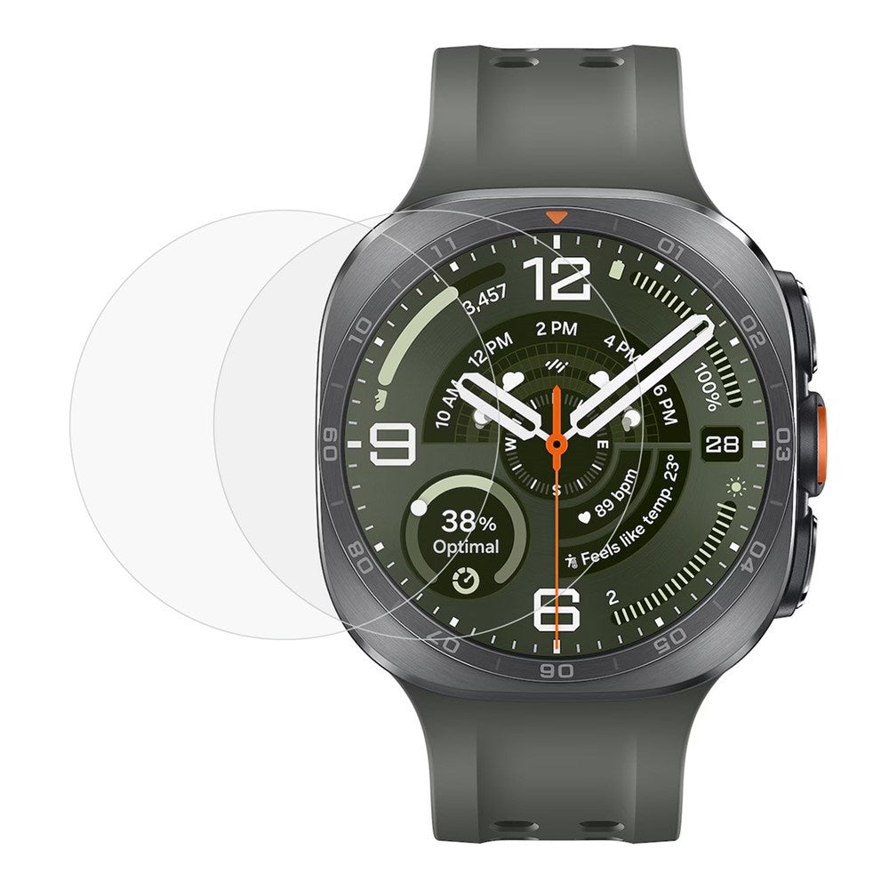 Samsung Galaxy Watch Ultra 2 (47mm) Hærdet Beskyttelsesglas - 2 stk - Gennemsigtig