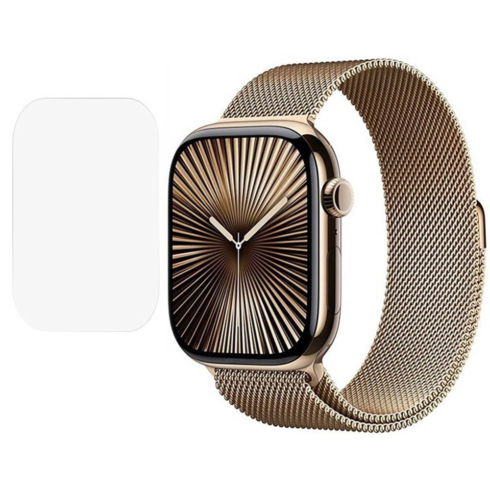 Apple Watch 12 (46mm) Full Fit Skærmbeskyttelsesfilm - Gennemsigtig