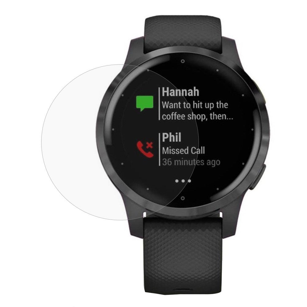 Garmin Vivoactive 4s Beskyttelsesfilm - Gennemsigtig