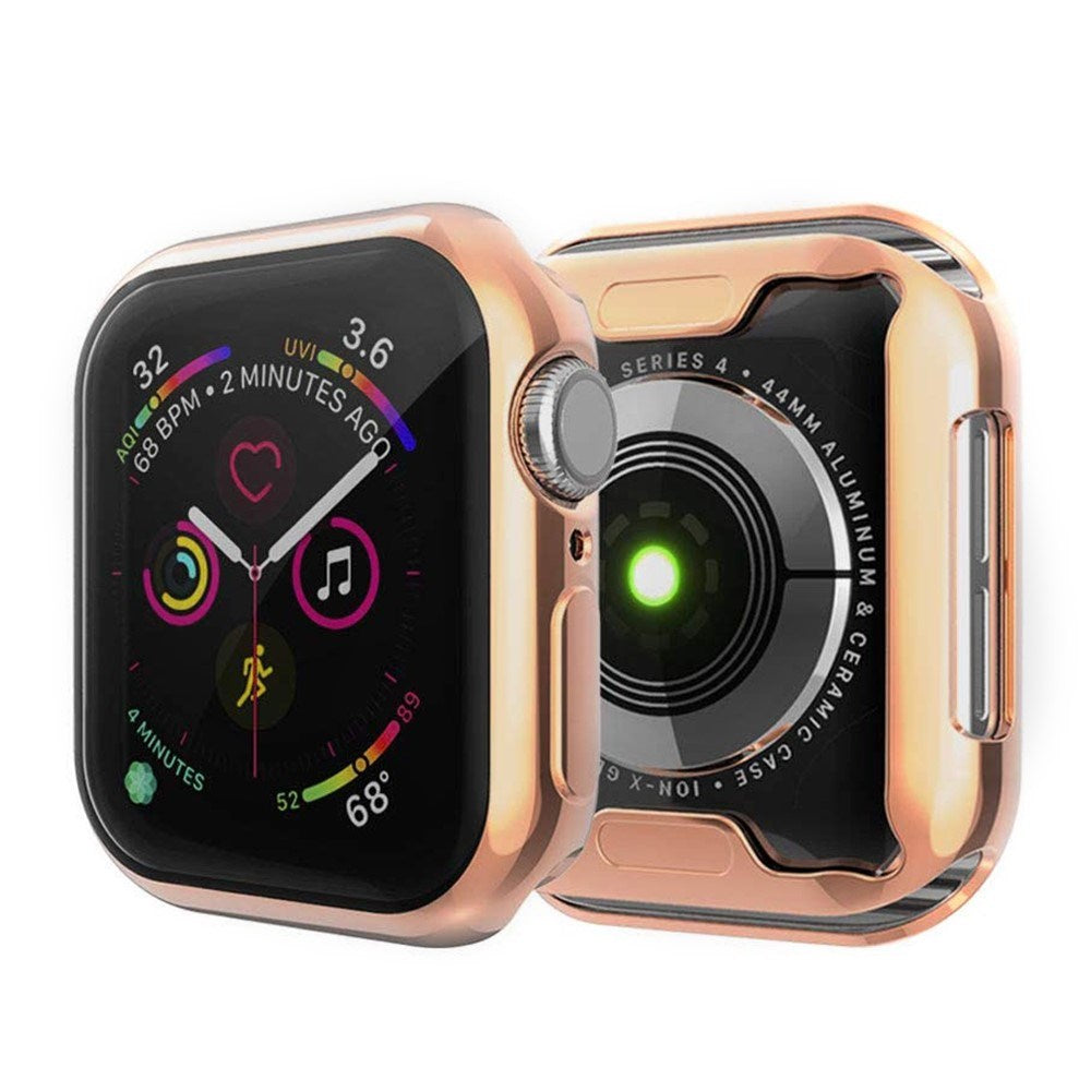 Apple Watch Ultra 3 / 2 / 1 (49mm) Plast Cover m. Skærmbeskyttelse - Rose Gold
