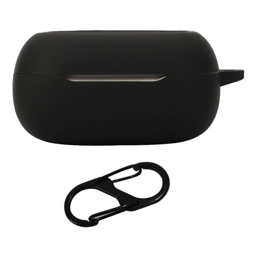 JBL Live Buds 3 Silikonecase m. Klip & Udskæring til Display - Sort