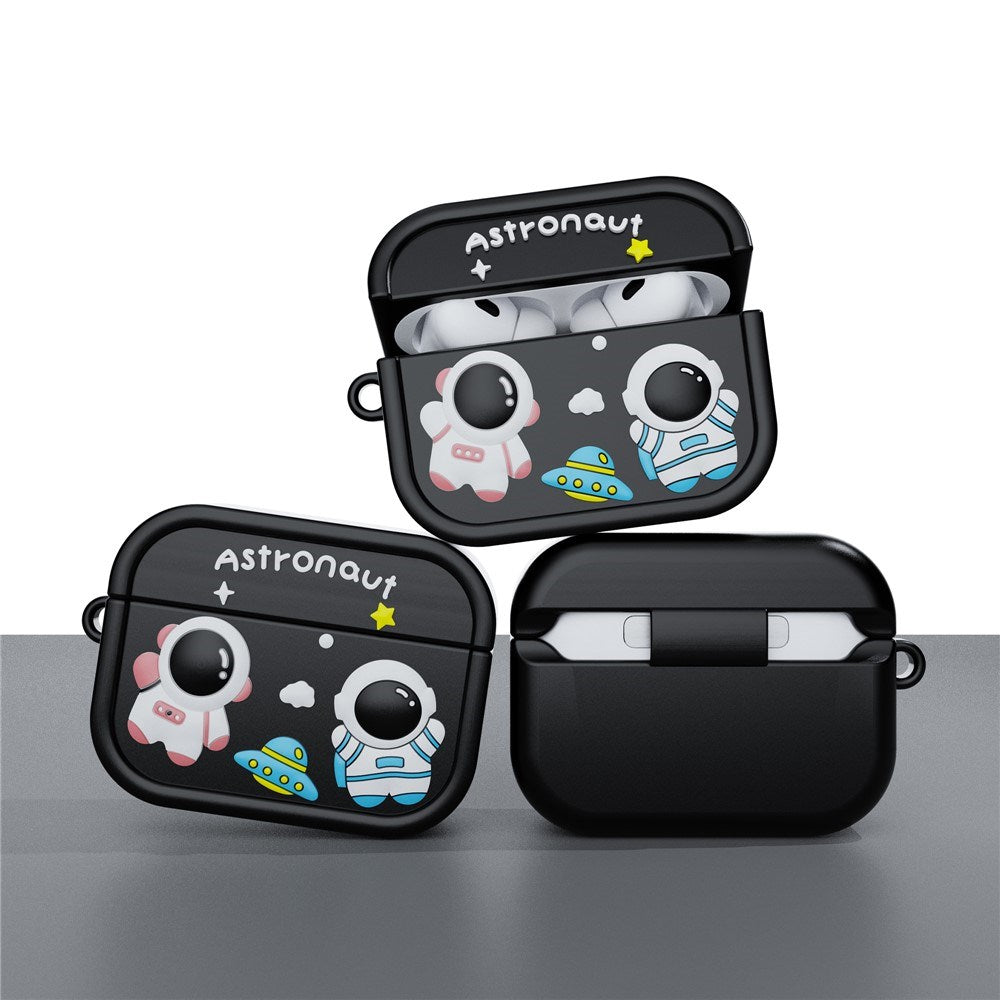 Apple AirPods Pro (2. Gen.) Silikone Cover m. Astronaut - Sort