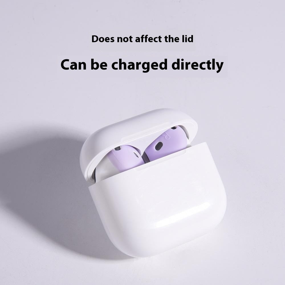 Silikone Cover - Apple AirPods (4. gen.) Ørepropper - Gennemsigtig