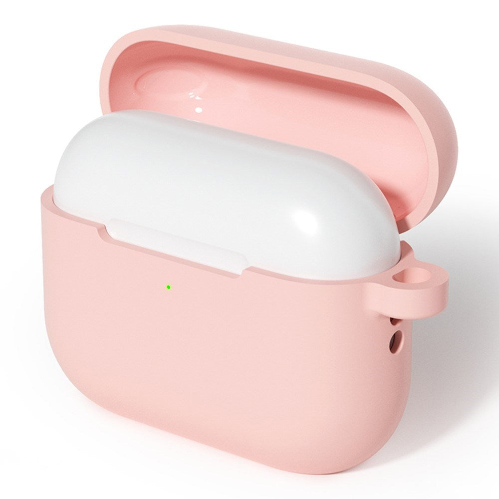 Apple AirPods Pro (3. gen.) Cover m. Karabinhage - Silikone - Pink