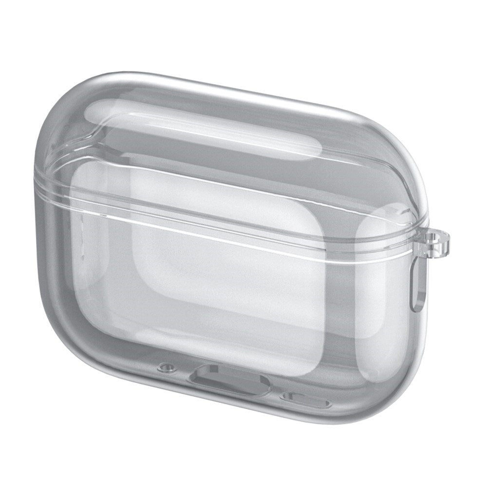 Apple AirPods Pro (3. gen.) Transparent Plast Cover - Gennemsigtig / Sort