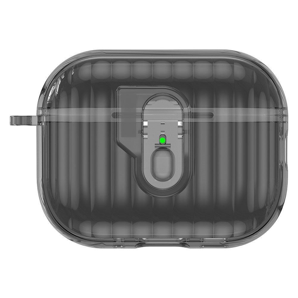 Apple AirPods Pro (3. gen.) Plast Cover - Gennemsigtig / Sort