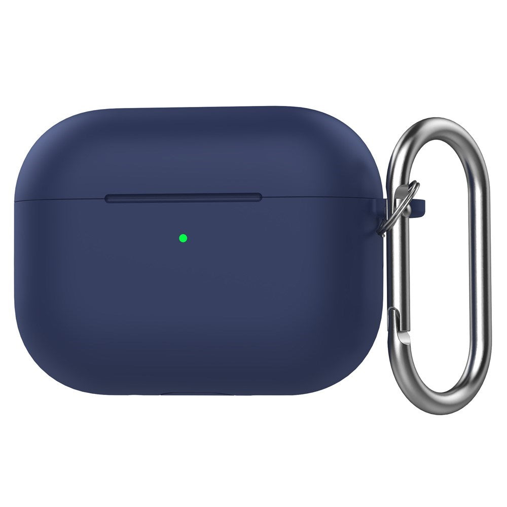 Silikone Cover til Apple AirPods Pro (3. gen.) - Karabinhage - Mørkeblå