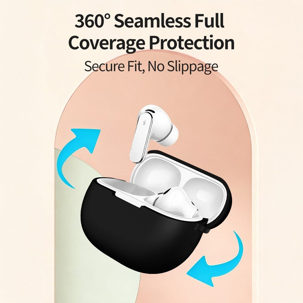 Huawei FreeBuds Pro 5 Silikone Cover - Karabinhage - Hvid