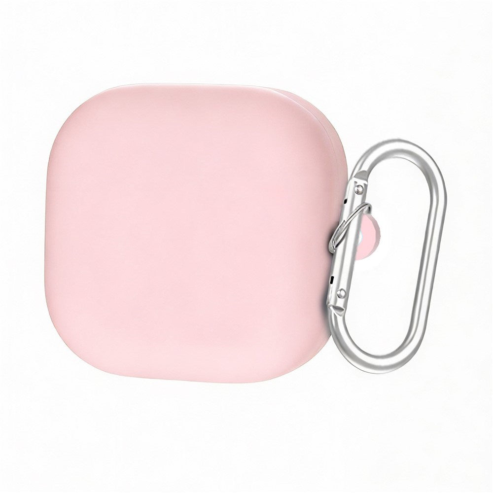 Samsung Galaxy Buds 4 / 4 Pro Silikone Cover m. Karabinhage - Lyserød