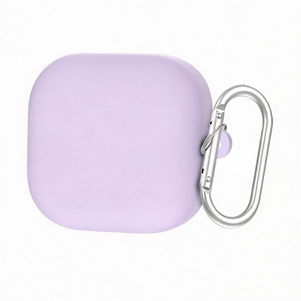 Samsung Galaxy Buds 4 / 4 Pro Silikone Cover m. Karabinhage - Lilla