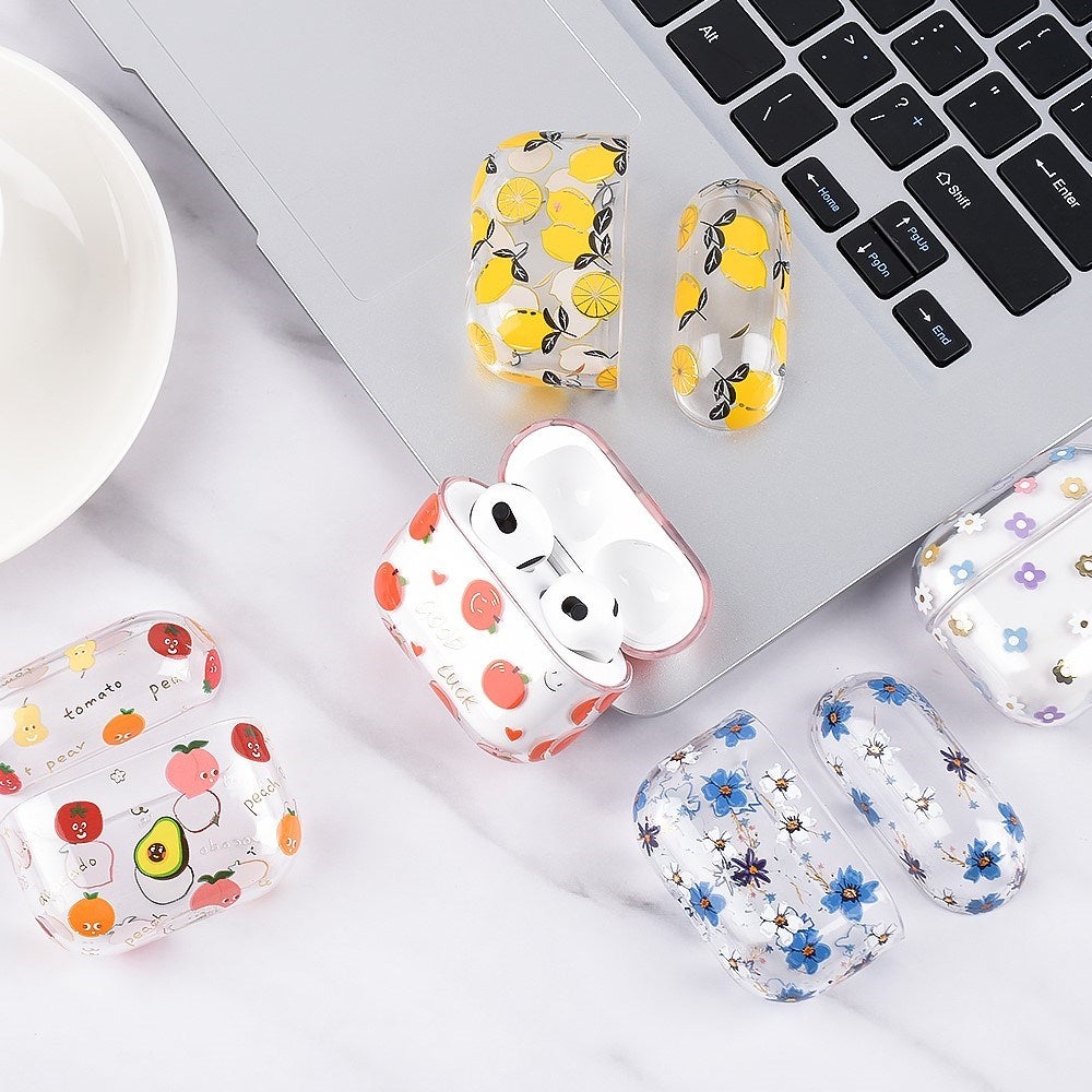 Apple AirPods (3. Gen.) Plast Cover m. Motiv - Fersken