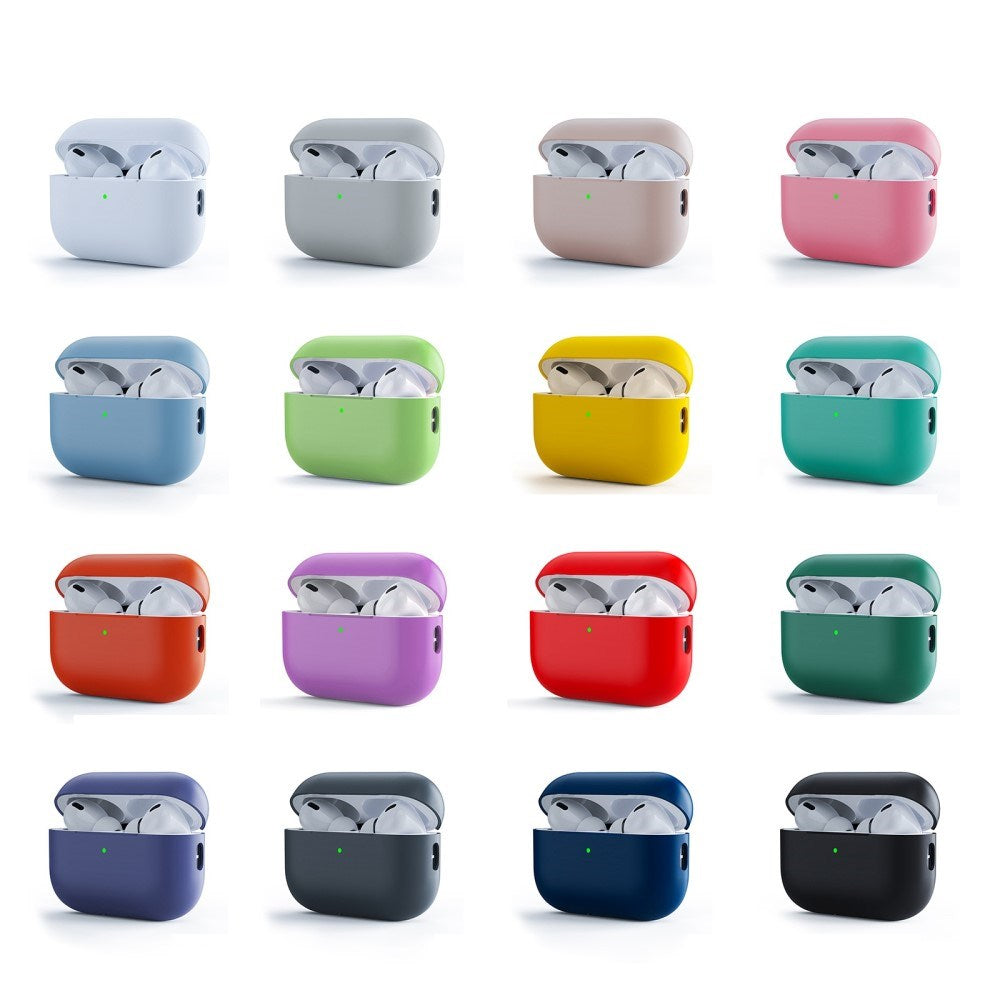 Apple AirPods Pro (2. Gen.) Todelt Silikone Case - Mørkegrå