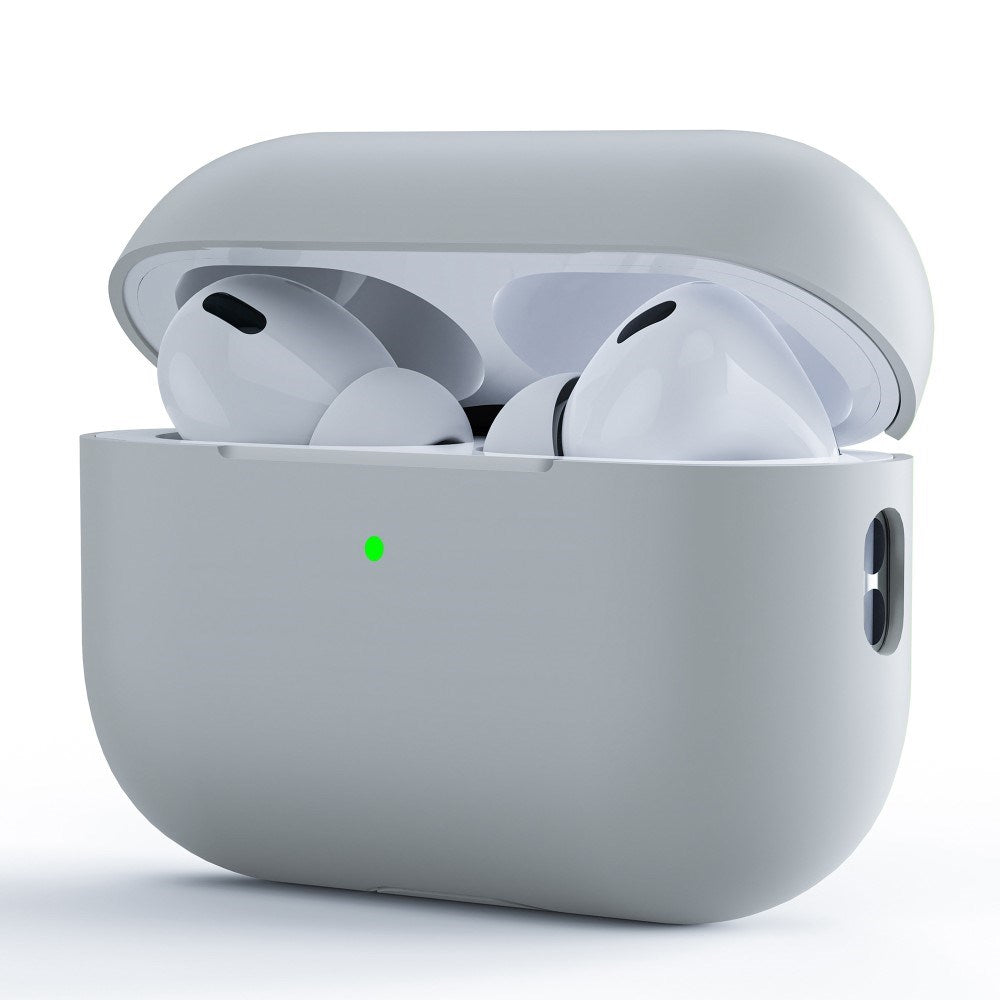 Apple AirPods Pro (2. Gen.) Todelt Silikone Case - Grå