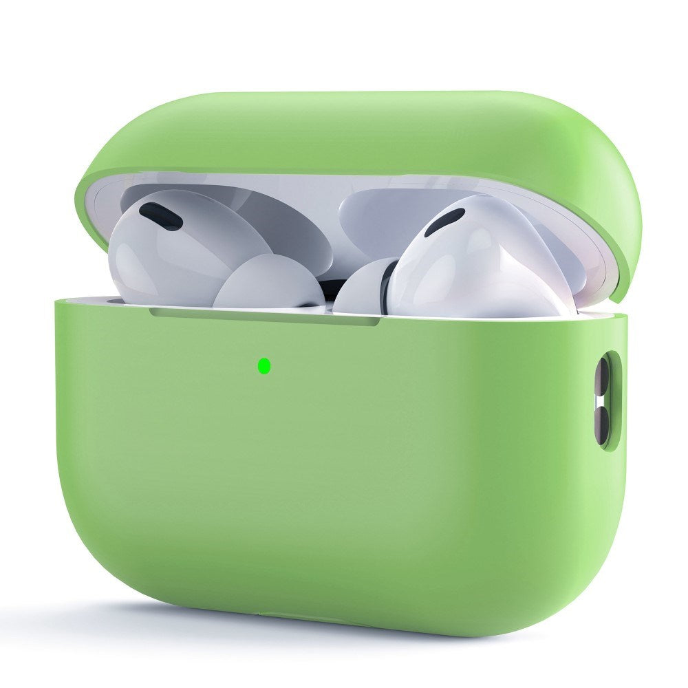 Apple AirPods Pro (2. Gen.) Todelt Silikone Case - Lysegrøn
