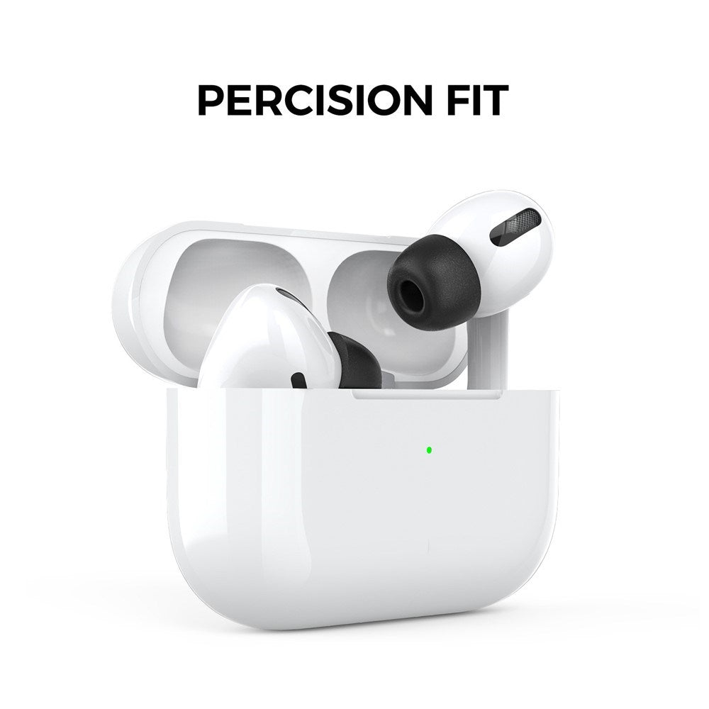 AHASTYLE AirPods Pro (1. & 2. Gen.) WG28 Ørepropper i Memory Foam - Str. M - Sort