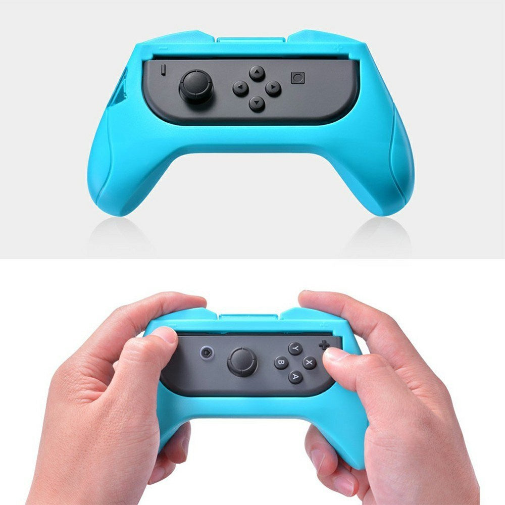 Nintendo Swich - Greb til Controller - 2 stk. (Blå og Rød)