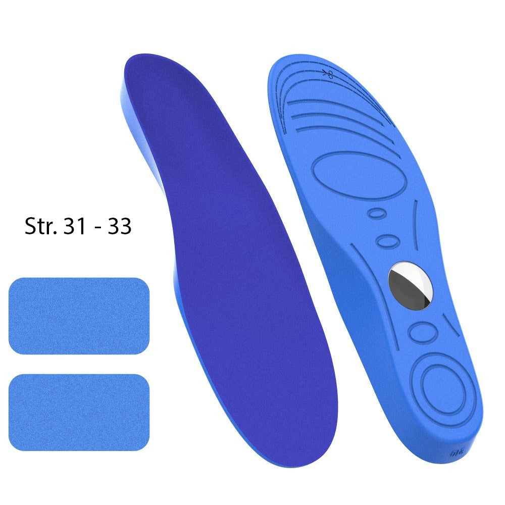 Sål m. Indbygget Apple AirTag 1. & 2. Gen. Holder til Sko - Str. 31-33