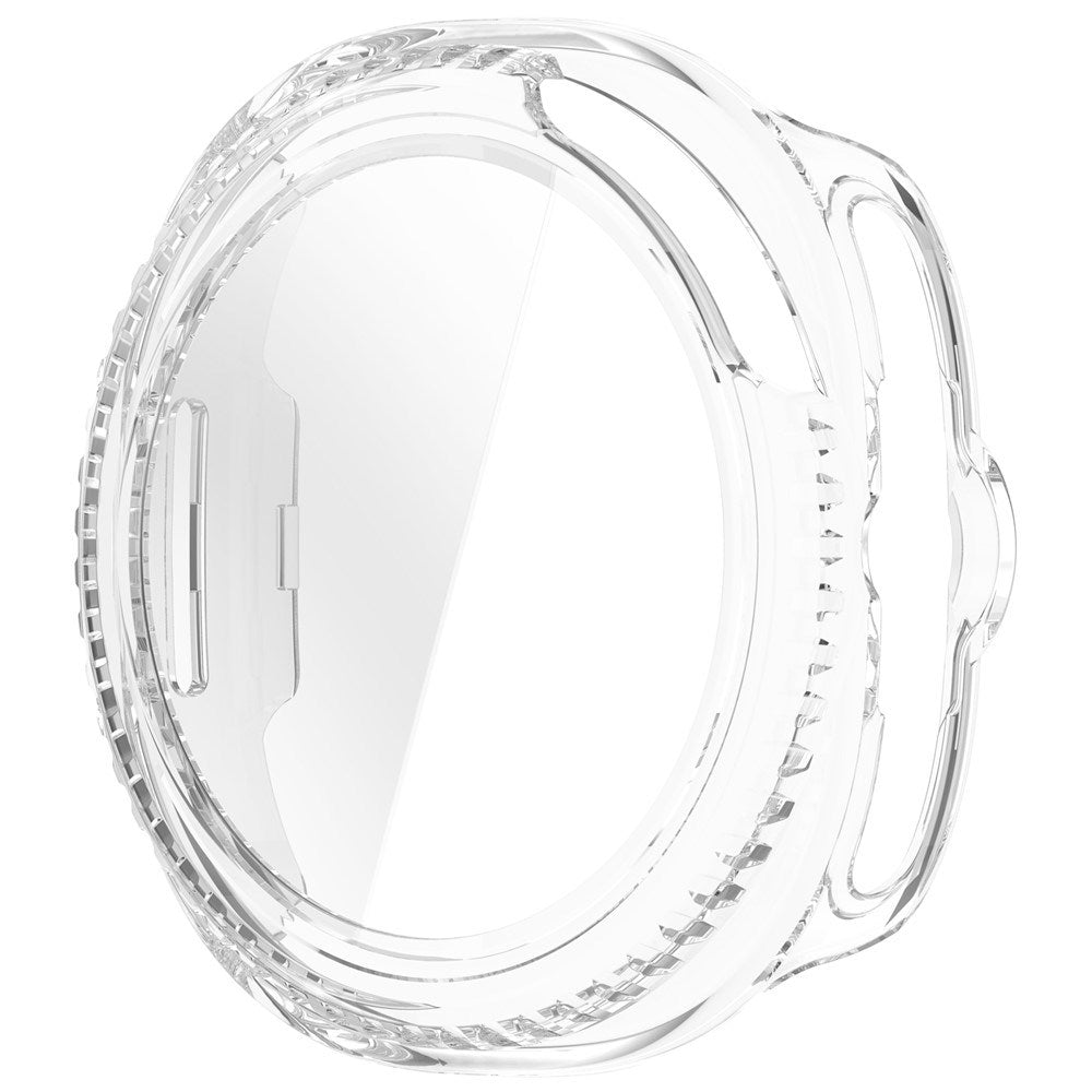 Samsung Galaxy Watch 8 Classic (46mm) Plast Cover - Indbygget Skærmbeskyttelsesglas - Gennemsigtig