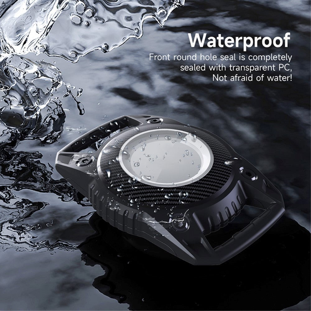 AirTag Vandtæt Fleksibel Plastik Cover - Blå