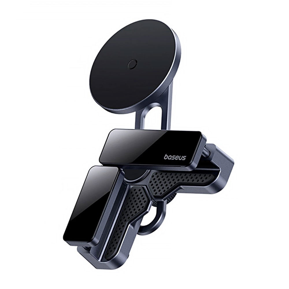 Baseus MaxView Mobilholder til Bil - Montering på Display - MagSafe Kompatibel - Sort