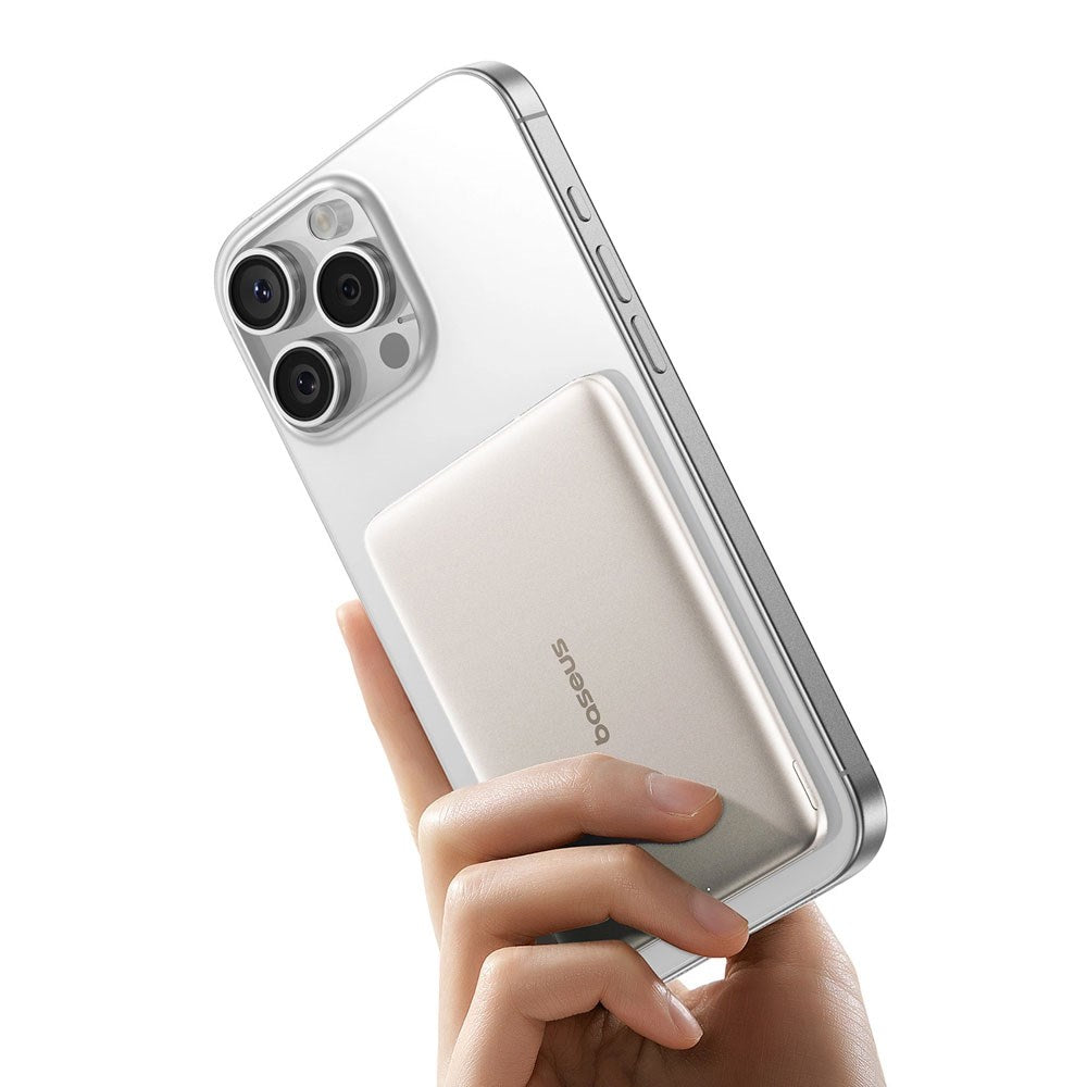 Baseus PicoGo Powerbank 5000mAh - 20W - USB-C Kabel - MagSafe Kompatibel - Titanium