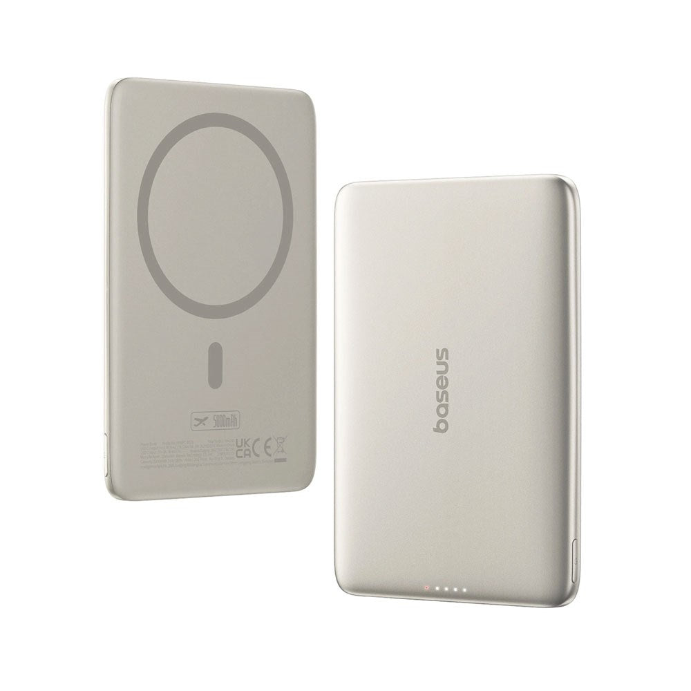 Baseus PicoGo Powerbank 5000mAh - 20W - USB-C Kabel - MagSafe Kompatibel - Titanium