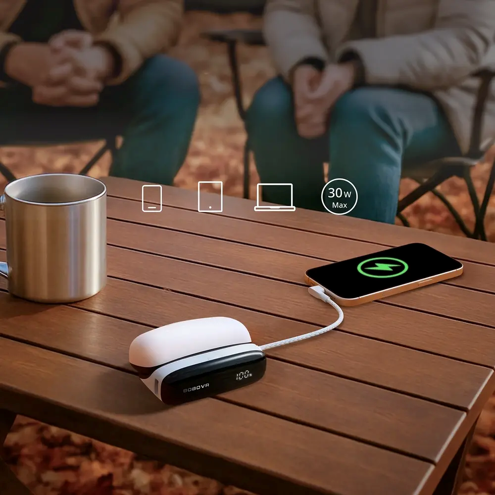 BOBOVR PD100 Batteri Opladningsstander til B100 VR Batteri - Hvid