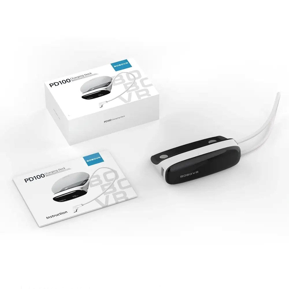 BOBOVR PD100 Batteri Opladningsstander til B100 VR Batteri - Hvid
