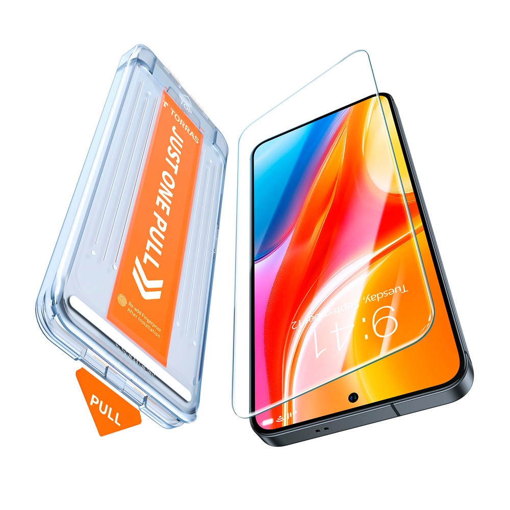 TORRAS Samsung Galaxy S25+ (Plus) Beskyttelsesglas til Skærm - Gennemsigtig