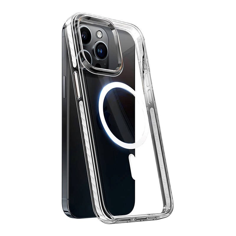 TORRAS iPhone 15 Pro - Sparka Hybrid Plastik Cover - MagSafe Kompatibel - Gennemsigtig