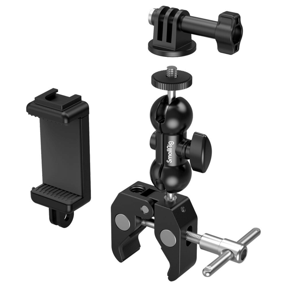 SmallRig 4373 Crab-Shaped Kit m. Magic Arm & Ballhead - Sort