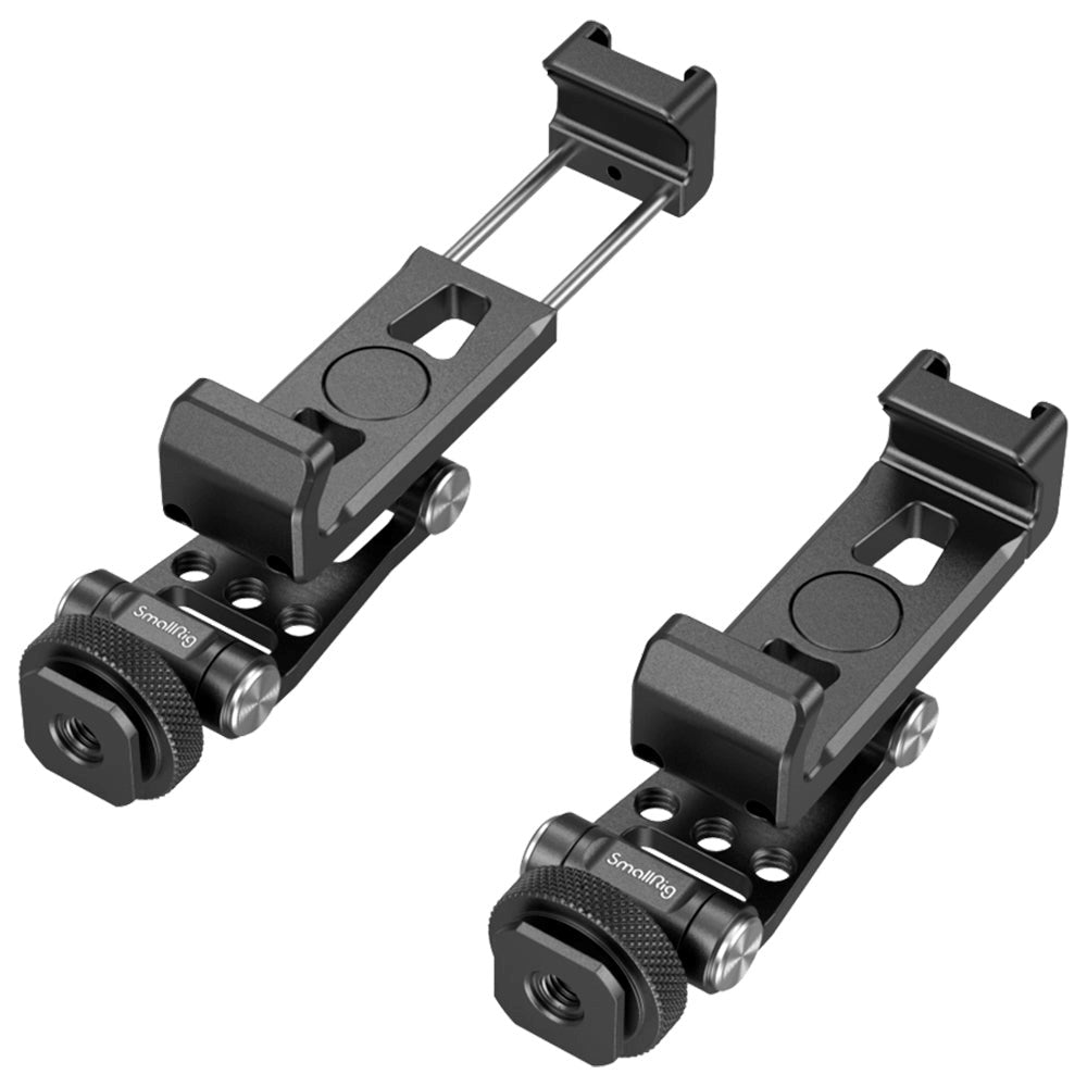 SmallRig 4301 Roterbar Mobilholder m. Cold Shoe Mount - Kompatibel m. DJI Gimbals (57-88mm) - Sort
