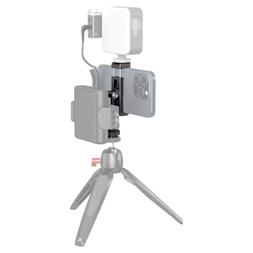 SmallRig 4382 Mobilholder i Metal m. Cold Shoe Mount (57-88mm) - Sort