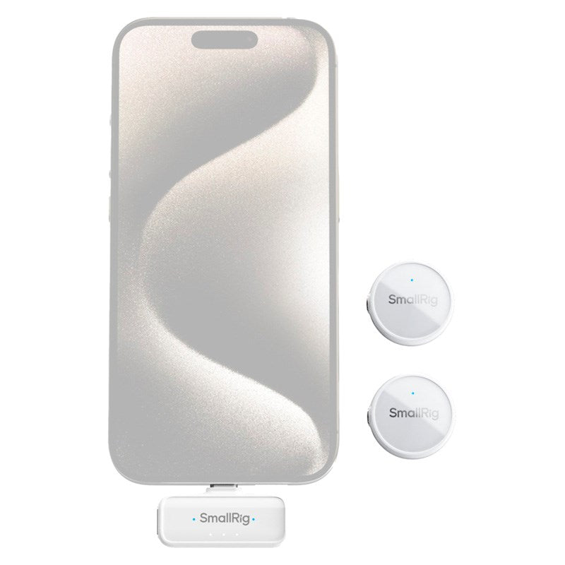 Trådløs Mikrofon - SmallRig 4706 S 60 - USB-C - Hvid