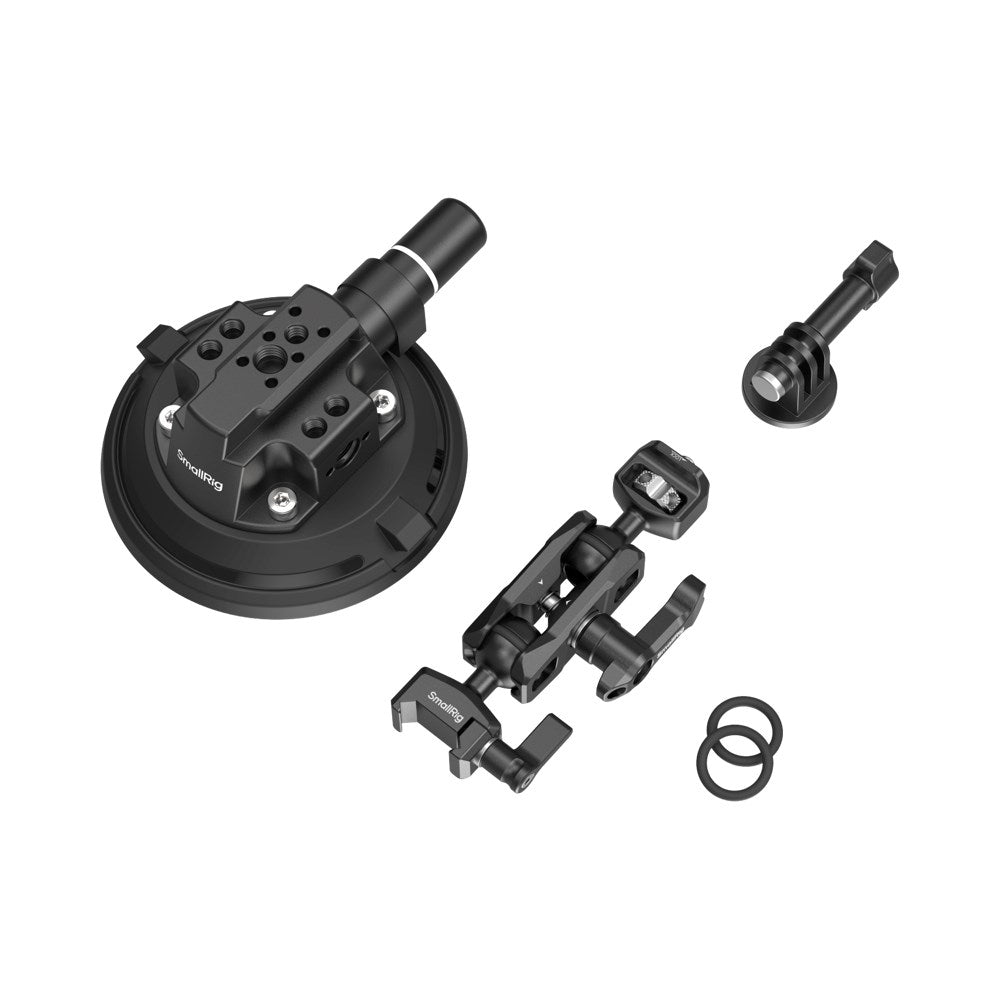 SmallRig 4236 - 4" Kamera Monteringssæt til Bil - m. Sugekop - Sort