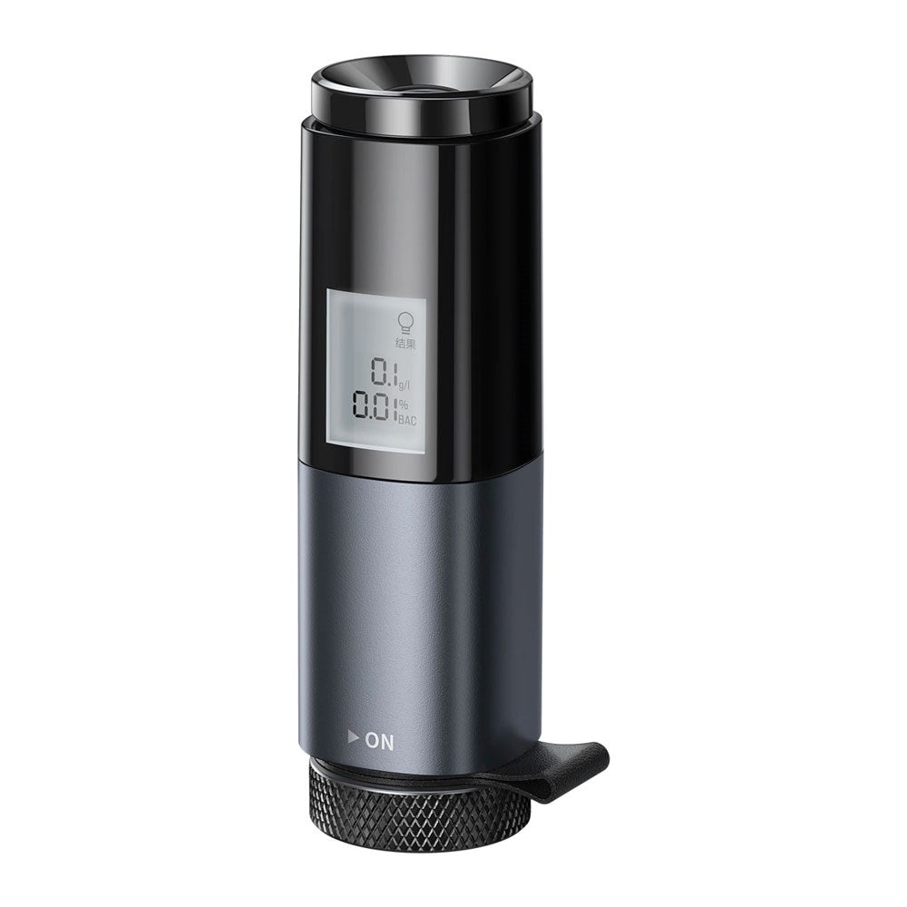 Baseus Alkometer m. Ladekabel - Sort