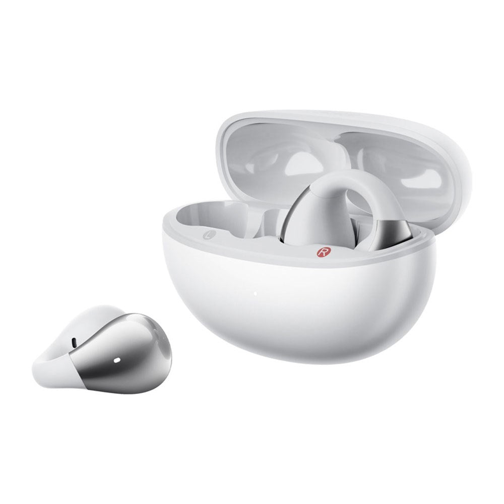 QCY Crossky Clip True Wireless Høretelefoner - Open-Ear - Hvid