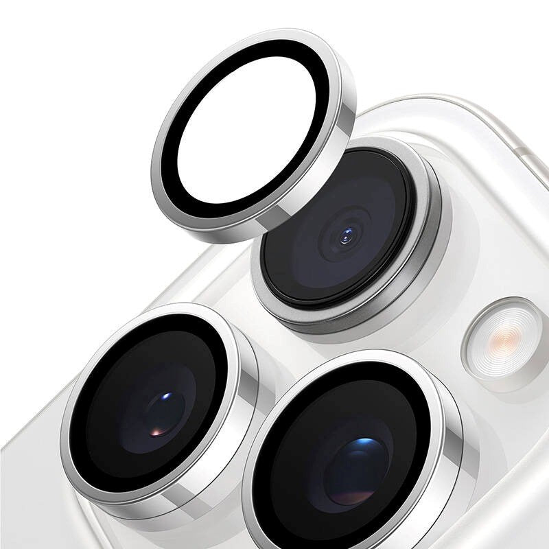 TORRAS iPhone 16 Pro Max Beskyttelsesglas til Kameralinse - Grå