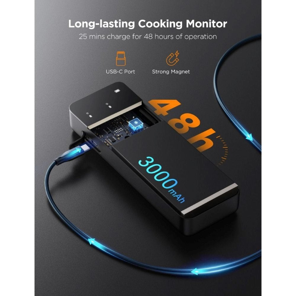 Govee Bluetooth Stegetermometer - 2 x Probe - Sort