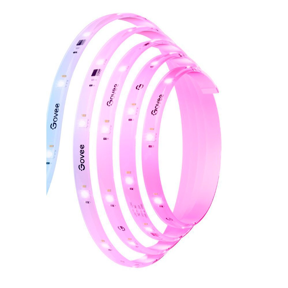 Govee Wi-Fi + Bluetooth RGBIC LED Strip Lights - 10m - Hvid