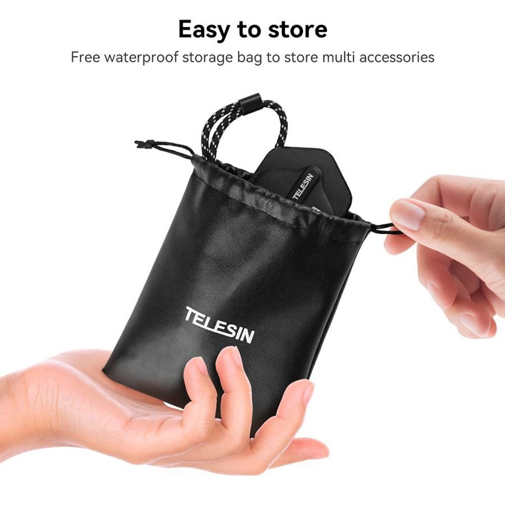 TELESIN Holder til Action Kamera - Magnetisk Montering - Sort