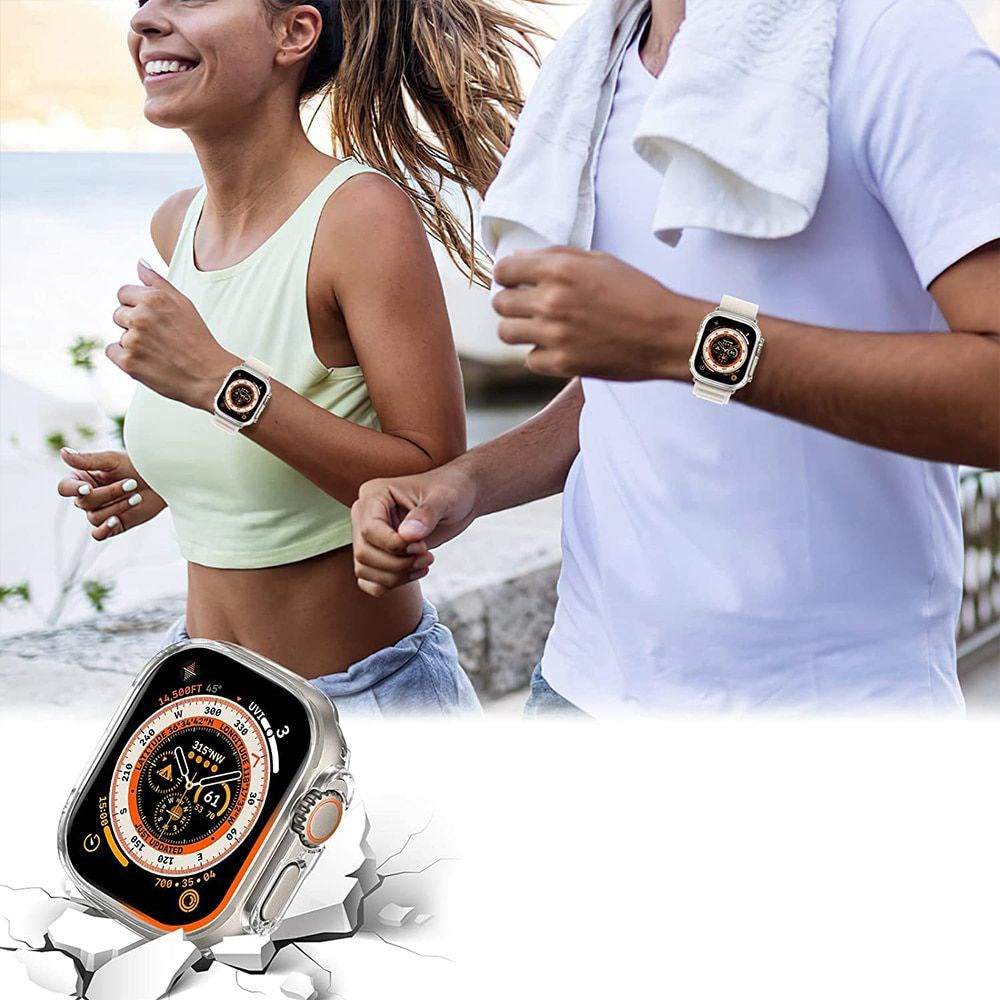 Apple Watch Ultra (49mm) Tech-Protect DEFENSE360 Smartwatch Case m. Skærmbeskyttelse - Gennemsigtig