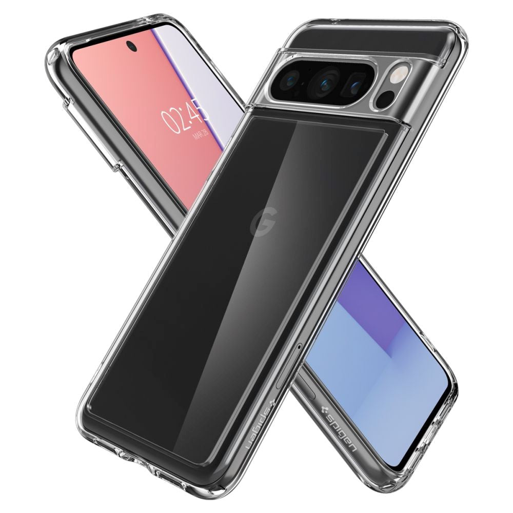 Google Pixel 8 Pro Spigen Ultra Hybrid Case - Gennemsigtig