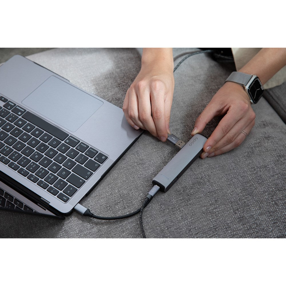 Epico 6-i-en Slim 8K USB-C Adapater - Space Grey