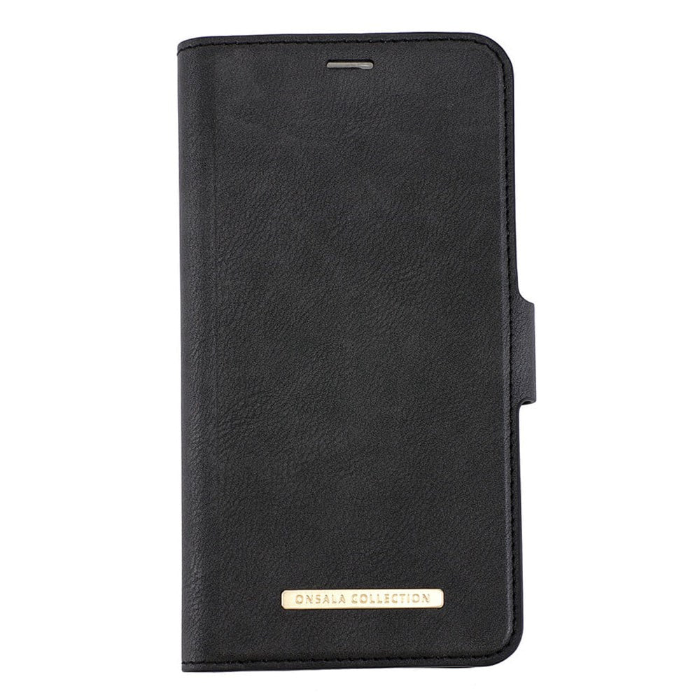 iPhone 12 Pro Max Onsala Collection Wallet Læder Cover m. Pung - Sort