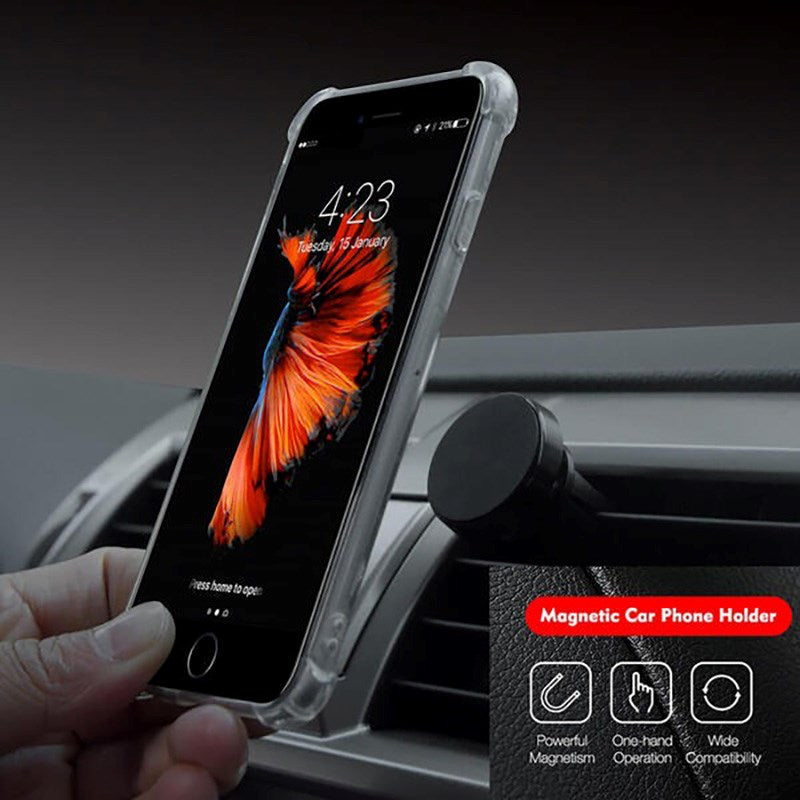 GEAR Mobilholder til Bil m. Montering i Ventilationsristen - Sort