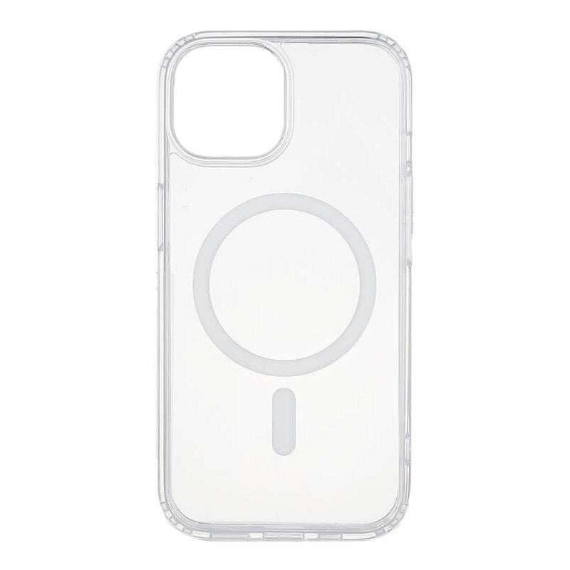 iPhone 15 Onsala Fleksibelt Plast Cover - MagSafe Kompatibelt - Gennemsigtig