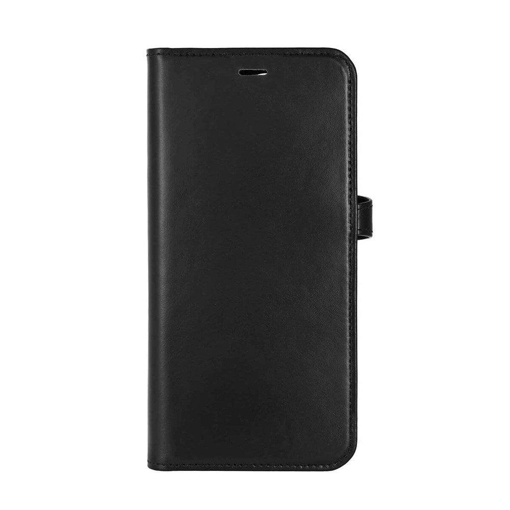 iPhone 16 Pro Max Buffalo 2-in-1 Wallet Ægte Læder Magnet Flip Cover m. Pung - MagSafe Kompatibel - Sort