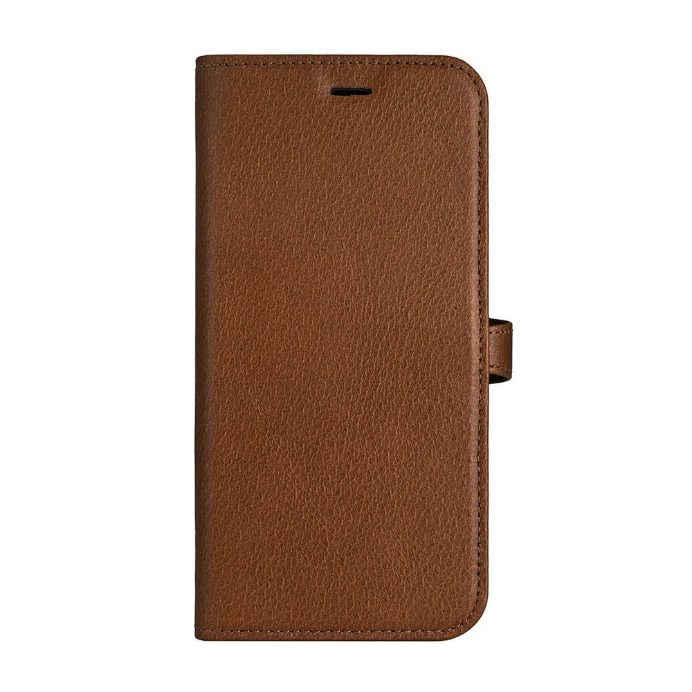 iPhone 16 Pro Buffalo 2-in-1 Wallet Ægte Læder Magnet Flip Cover m. Pung - MagSafe Kompatibel - Brun